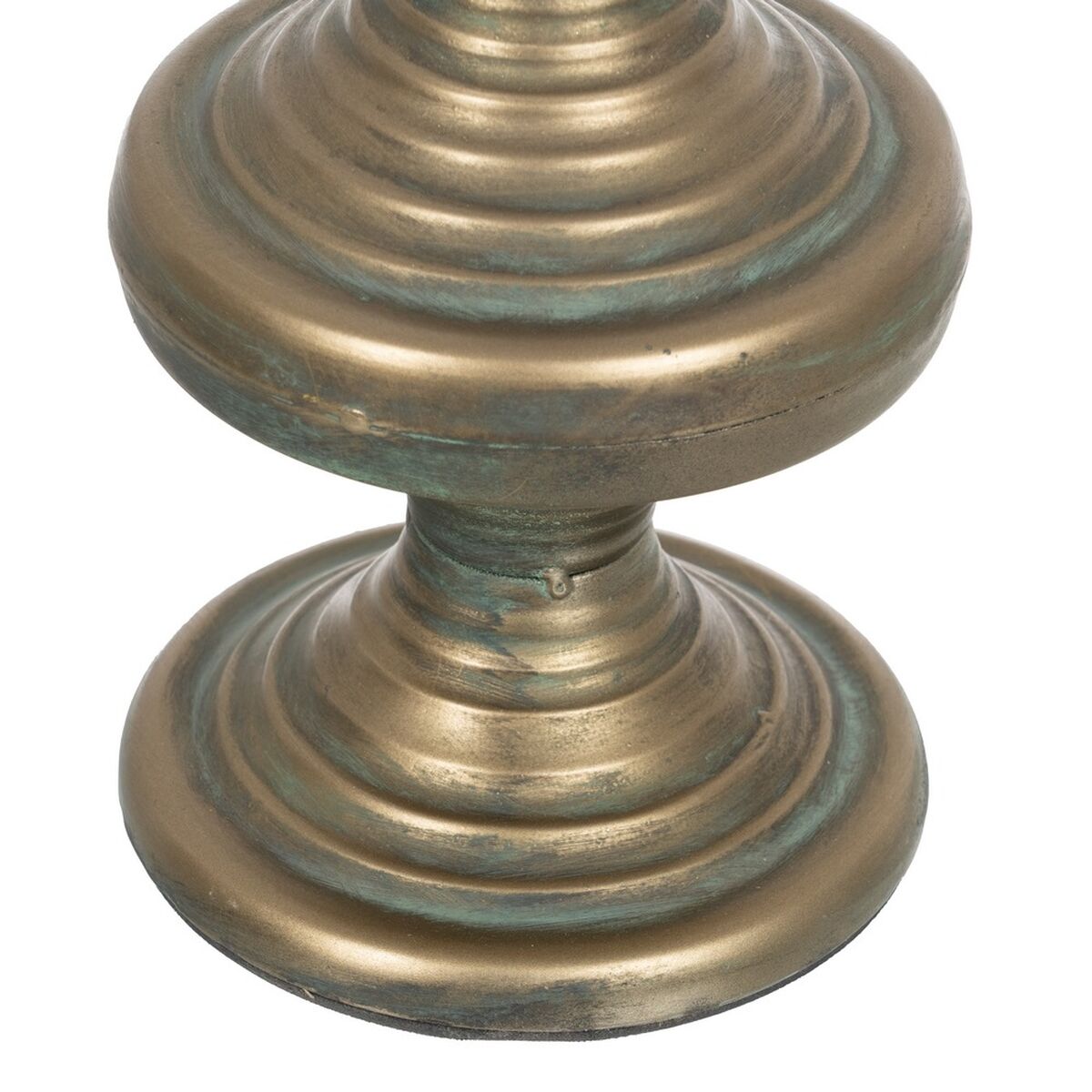 Castiçais Dourado Ferro 14 x 14 x 59 cm